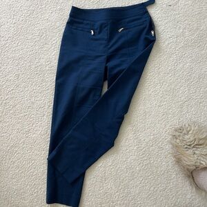 St. John Collection Navy Ankle Pants